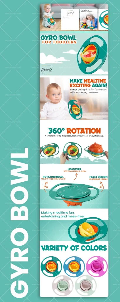 Gyro Bowl Green (A+ Content) Amzpert Amazon PPC